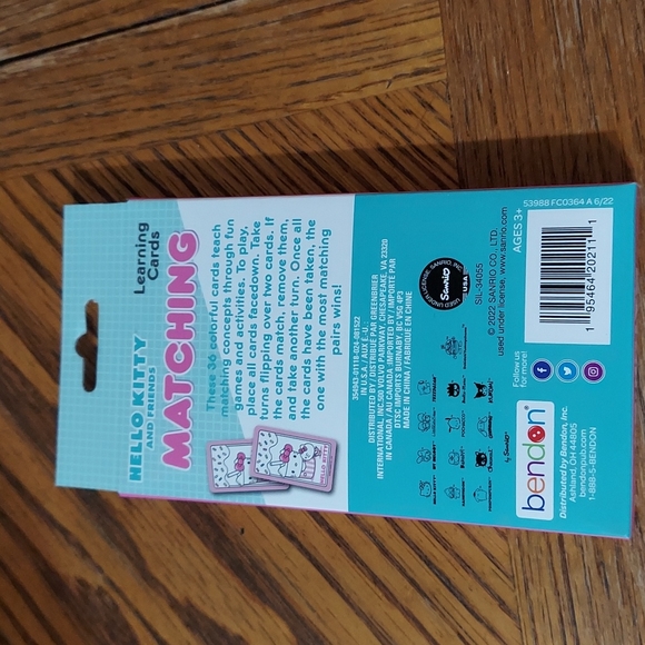 Hello Kitty & Friends Matching Learning Cards - New! - Picture 2 of 3